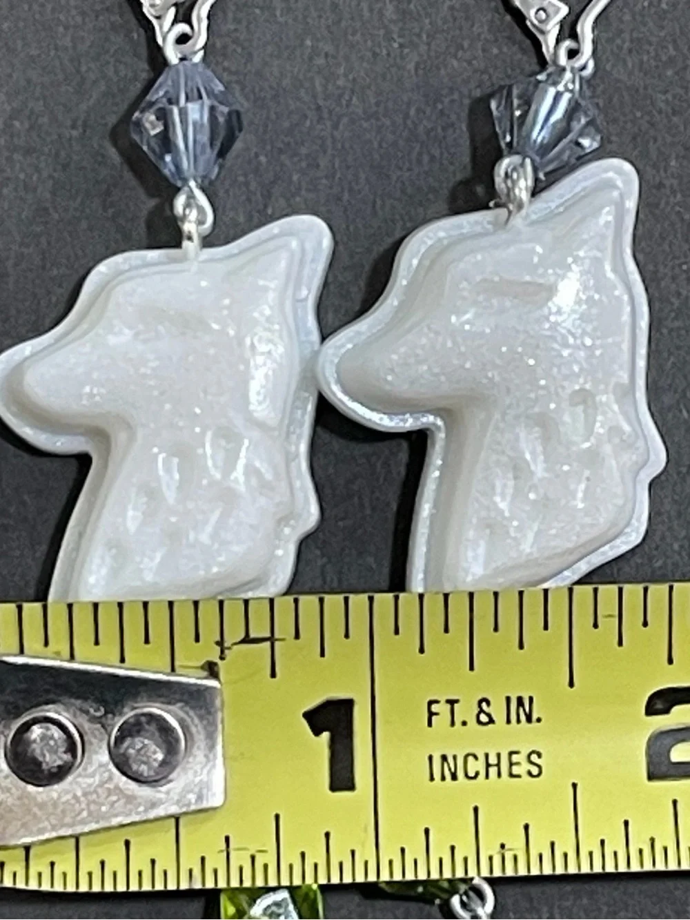 Twisted Wonderland Jack Howl Inspired Groovy Candy Earrings (Gala Couture) - Picture 4 of 5